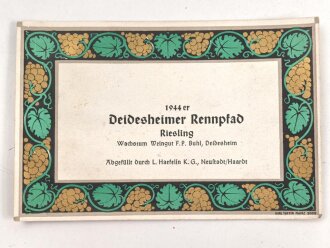 Etikett für eine Weinflasche "1944er...