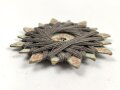 Gruschwitz Leinenzwirn, Feldgrauer Zwirn auf Pappsternchen. Durchmesser etwa 6cm, sie erhalten ein ( 1 ) Stück