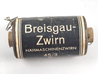 50 Gramm Leinen Nähmaschinenzwirn Feldgrau