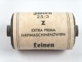 50 Gramm Leinen Nähmaschinenzwirn Feldgrau " Schwarzwaldzwirn"
