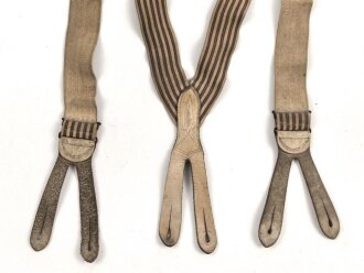 Hosenträger aus der Zeit des 2.Weltkrieg , getragen, ungereinigt