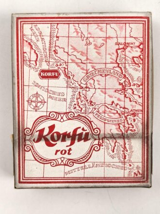Pack "Korfu rot" Zigaretten, ungeöffnet,...