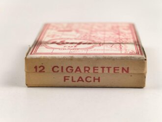Pack "Korfu rot" Zigaretten, ungeöffnet, Steuerbanderole mit Hakenkreuz