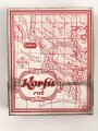 Pack "Korfu rot" Zigaretten, ungeöffnet, Steuerbanderole mit Hakenkreuz