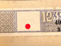 Pack "Korfu rot" Zigaretten, ungeöffnet, Steuerbanderole mit Hakenkreuz