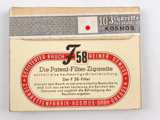 Pack "F58" Zigaretten, ungeöffnet,...