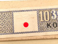 Pack "F58" Zigaretten, ungeöffnet, Steuerbanderole mit Hakenkreuz