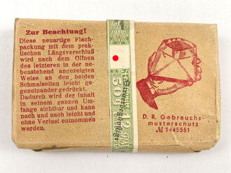 Pack " Rhein-König" Tabak, ungeöffnet, Steuerbanderole mit schwach geprägt