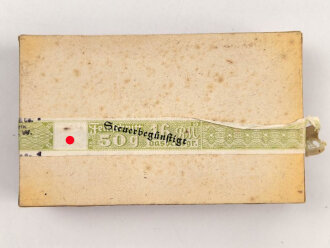 Pack " Türkenkost" Tabak,  Steuerbanderole mit Hakenkreuz