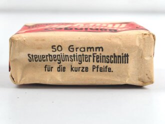 Pack " Brauner Maryland" Pfeifentabak,  Steuerbanderole mit Hakenkreuz