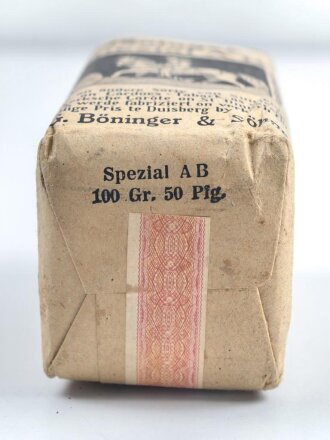 Pack " Böninger Spezial AB" Pfeifentabak,  Steuerbanderole mit Hakenkreuz
