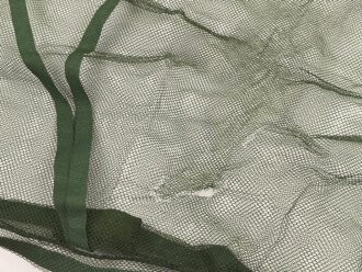 Moskitonetz Wehrmacht für über den Tropenhelm, ungebraucht, leicht beschädigt