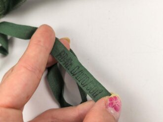Moskitonetz Wehrmacht für über den Tropenhelm, ungebraucht, leicht beschädigt