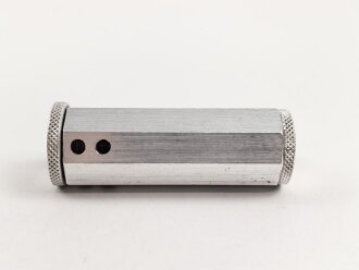 Feuerzeug aus Leichtmetall, leer, Höhe etwa 55mm, KEIN VERSAND NACH ÜBERSEE