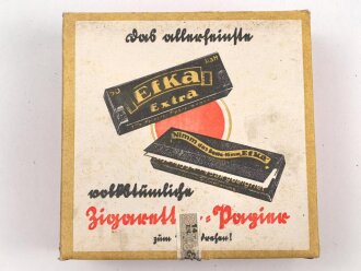 50 Blatt EFKA Zigarettenpapier, sehr guter Zustand, sie erhalten ein ( 1 ) Stück aus dem originalen Umkarton, dieser mit geschwärzter Steuerbanderole mit Hakenkreuz