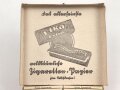 50 Blatt EFKA Zigarettenpapier, sehr guter Zustand, sie erhalten ein ( 1 ) Stück aus dem originalen Umkarton, dieser mit geschwärzter Steuerbanderole mit Hakenkreuz