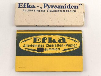 Zwei Pack Zigarettenpapier aus der Zeit des 2. Weltkrieg.