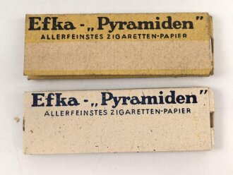 Zwei Pack Zigarettenpapier aus der Zeit des 2. Weltkrieg