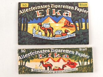Zwei Pack Zigarettenpapier aus der Zeit des 2. Weltkrieg