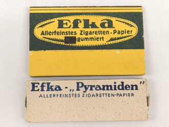 Zwei Pack Zigarettenpapier aus der Zeit des 2. Weltkrieg