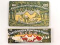 Zwei Pack Zigarettenpapier aus der Zeit des 2. Weltkrieg