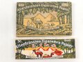 Zwei Pack Zigarettenpapier aus der Zeit des 2. Weltkrieg