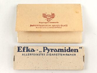 Zwei Pack Zigarettenpapier aus der Zeit des 2. Weltkrieg