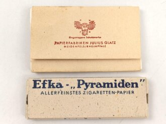 Zwei Pack Zigarettenpapier aus der Zeit des 2. Weltkrieg