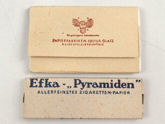 Zwei Pack Zigarettenpapier aus der Zeit des 2. Weltkrieg