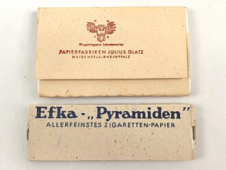 Zwei Pack Zigarettenpapier aus der Zeit des 2. Weltkrieg