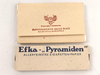 Zwei Pack Zigarettenpapier aus der Zeit des 2. Weltkrieg