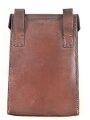 Kaiserreich und 1. Weltkrieg, ungeschwärzte Ledertasche , Maße etwa 15,5 x 23,5 x 4cm