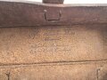 Kaiserreich und 1. Weltkrieg, ungeschwärzte Ledertasche , Maße etwa 15,5 x 23,5 x 4cm