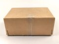 Leere Umverpackung für 100 Stück Hoheitsabzeichen für Feldmütze mit Kokarde ( Spiegel in Trapezform) Maße etwa 8,5 x 12 x 5cm