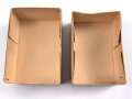 Leere Umverpackung für 100 Stück Hoheitsabzeichen für Feldmütze mit Kokarde ( Spiegel in Trapezform) Maße etwa 8,5 x 12 x 5cm
