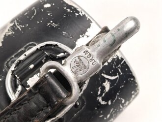 Feldflasche Wehrmacht, durchgängig MKL37 gestempelt, gebraucht