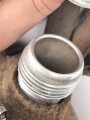 Feldflasche Wehrmacht, durchgängig MKL37 gestempelt, gebraucht