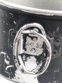 Feldflasche Wehrmacht, durchgängig MKL37 gestempelt, gebraucht