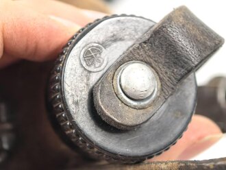 Feldflasche Wehrmacht, durchgängig HRE41 gestempelt, gebraucht