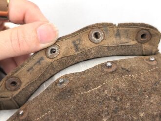 Feldflasche Wehrmacht, durchgängig HRE41 gestempelt, gebraucht