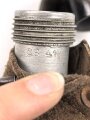 Feldflasche Wehrmacht, durchgängig HRE41 gestempelt, gebraucht