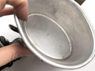 Feldflasche Wehrmacht, getragenes Stück