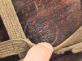 Feldflasche Wehrmacht in Tropenausführung, getragenes Stück