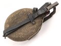 Feldflasche Wehrmacht, spätes, unvollständiges und defektes Stück