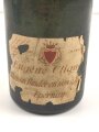 Leere Flasche " Eugene Clique Epernay" Wehrmachts Marketenderware. Ungereinigtes Stück