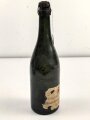 Leere Flasche " Eugene Clique Epernay" Wehrmachts Marketenderware. Ungereinigtes Stück
