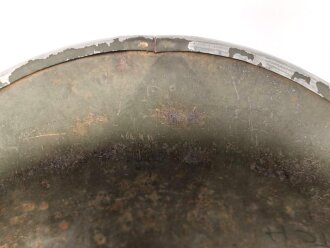 U.S. Army WWII Steel helmet.  Liner made by "Firestone"  All parts seem to have seen service after WWII as well.