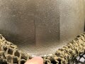 U.S. Army WWII Steel helmet.  Liner made by "Firestone"  All parts seem to have seen service after WWII as well.