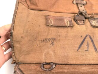 1.Weltkrieg Tornister , datiert 1915 ? Ungereinigter Fundzustand