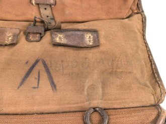 1.Weltkrieg Tornister , datiert 1915 ? Ungereinigter Fundzustand